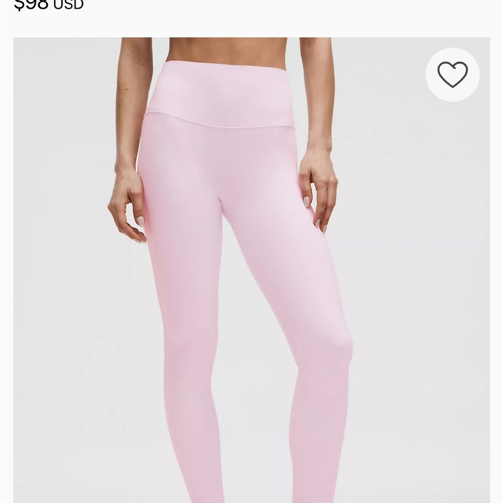 Lululemon Pink High-Waisted Align Leggings